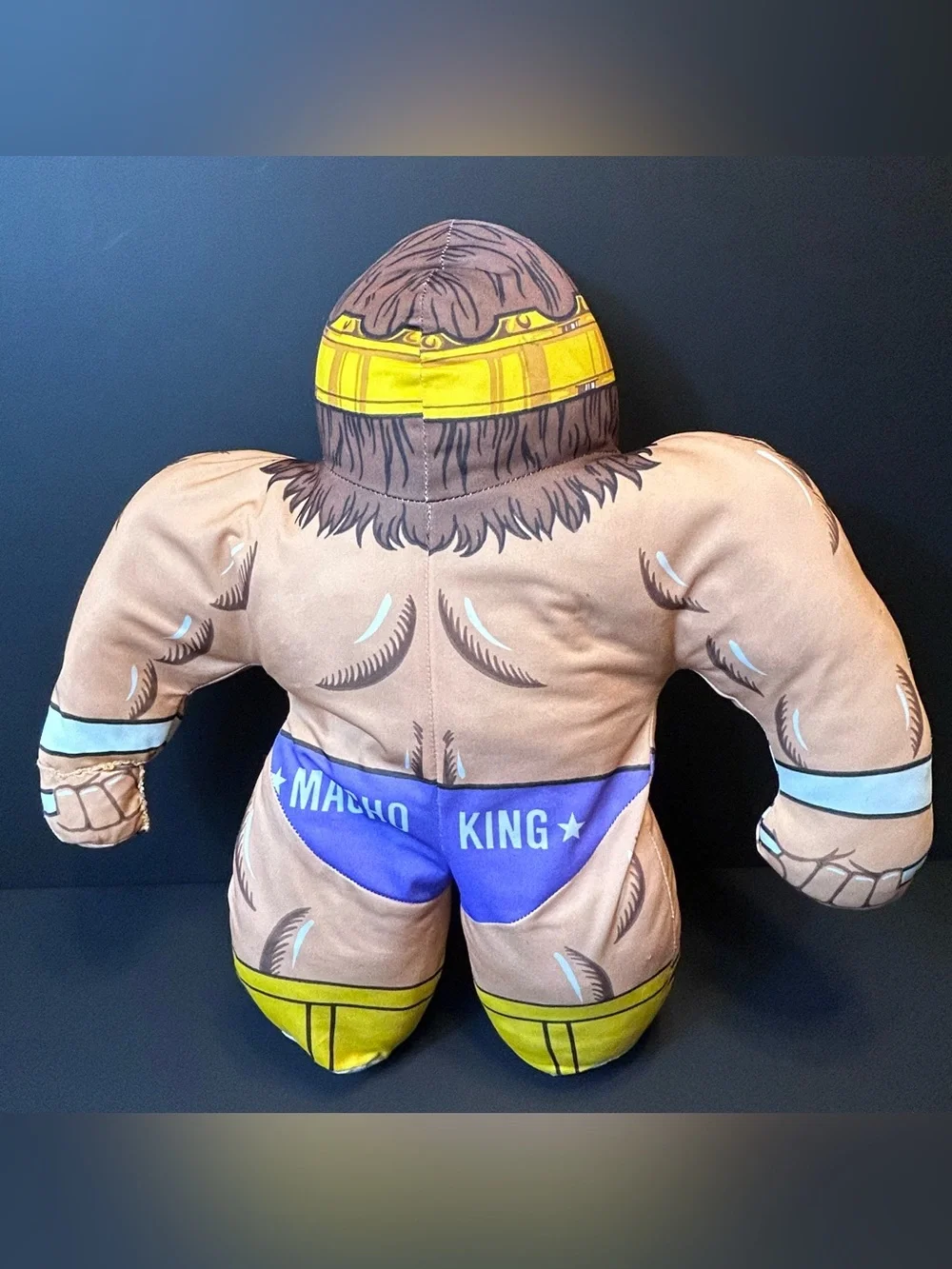 VTG Tonka WWF 1990s Macho Man Randy Savage Wrestling Buddies Doll Plush ~ scars